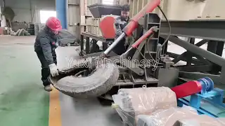 Tire Rubber Crumb Recycling Plant video Tire Rubber Crumb Recycling Plant video
