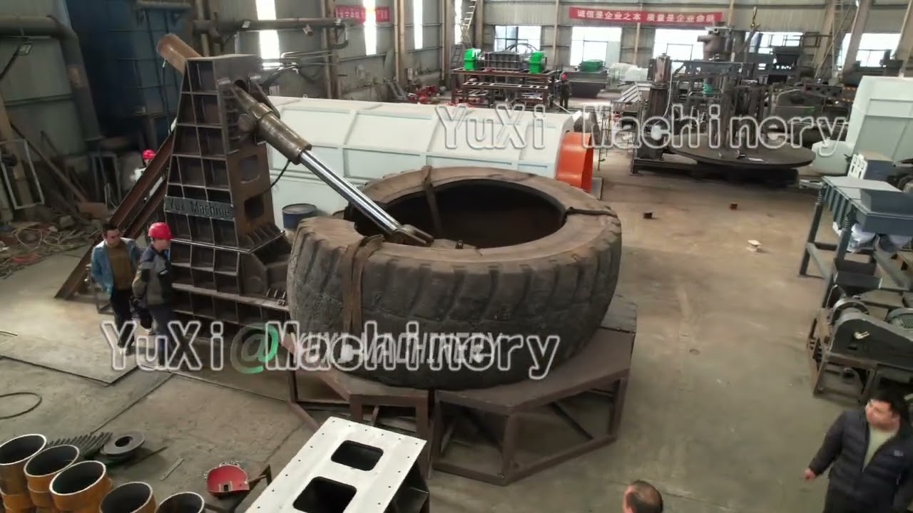 YUXI Tire Cutting Machine Video