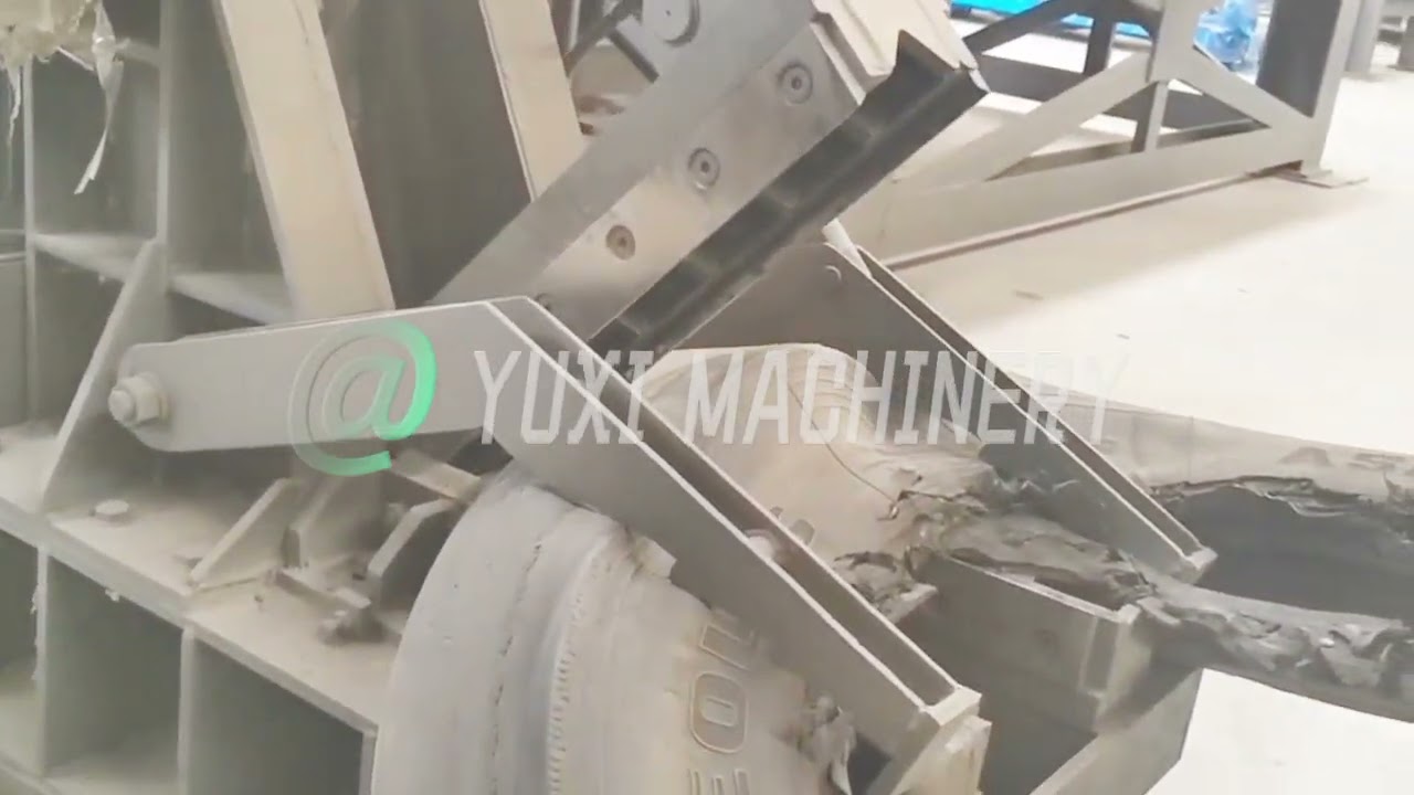 YUXI Tire Cutting Machine Video