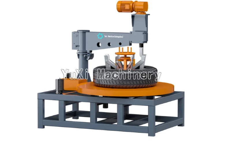 Tire Bead Cutter 3D Model 3D model of tire bead cutter for waste tire recycling