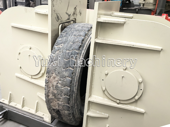 YUXI tire wire drawing machine in factory before shipment