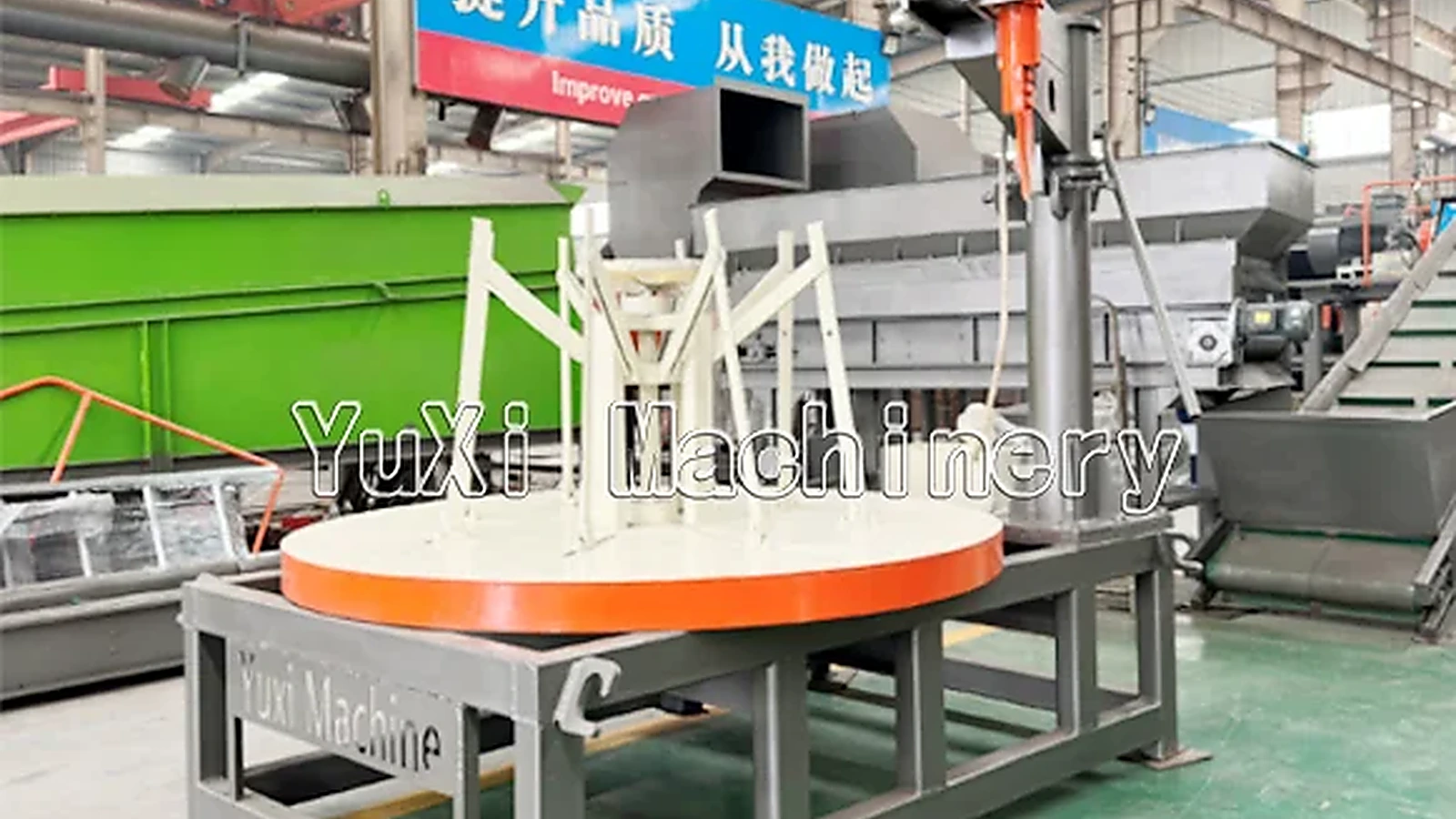 Semi-Automatic Tire Bead Cutter Labor Planning Guide 2 YUXI semi-automatic tire bead cutting machine side view with worktable and cutting head