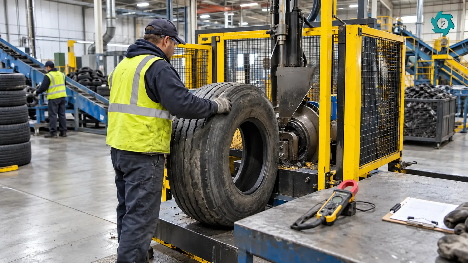 Shift data collection concept for tire bead cutter cost
